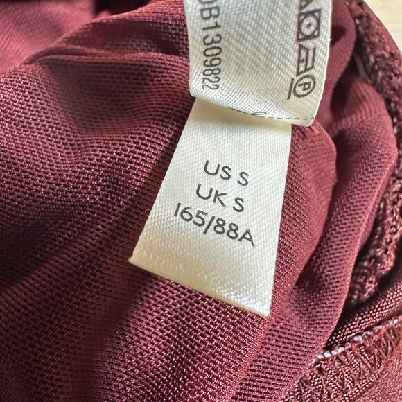 Free People Night Owl Bodysuit in Nutmeg Women's Size Small New With Tags - Picture 7 of 10